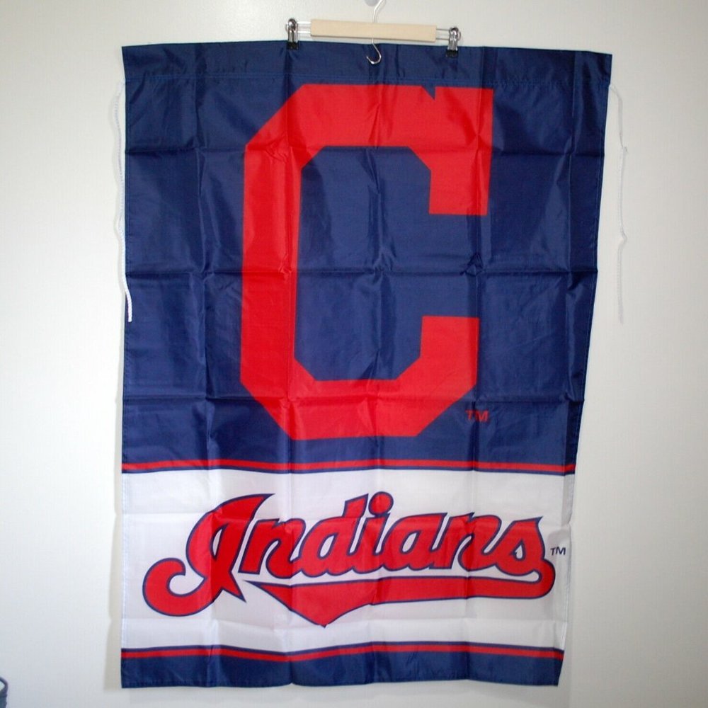 Cleveland Indians Baseball Fan Flag 36” x 47" MLB